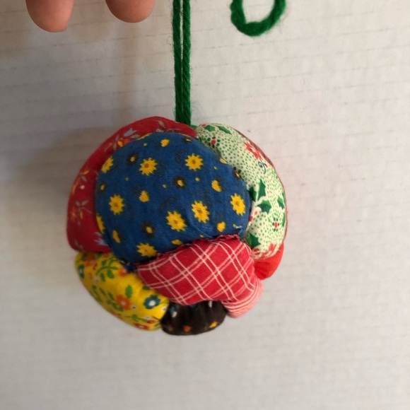 Vtg Handmade Fabric Ornaments - Picture 5 of 8